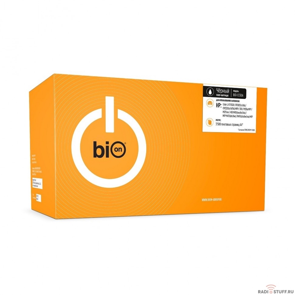 Bion CC530A Картридж для HP LaserJet CM2320/CP2025 (3500 стр.), Черный