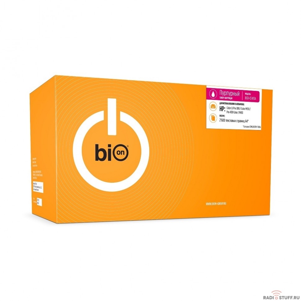 Bion CE413A Картридж для HP LaserJet Pro M351/M375/M451/M475 (2600  стр.), Пурпурный